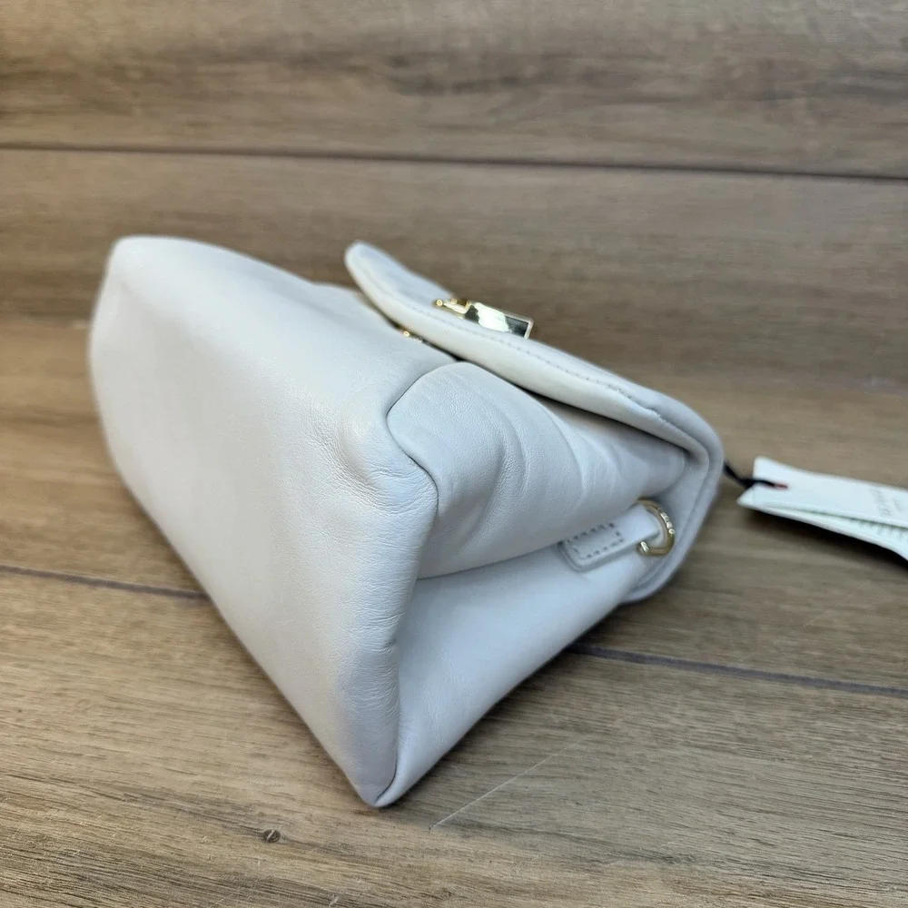 Ted Baker Poppy Small Satchel Crossbody - Cream with Gold Hardware NWT